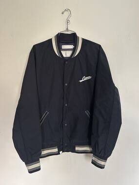 thisisneverthat Never Varsity Jacket Men’s L Navy Embroidered Made in Korea